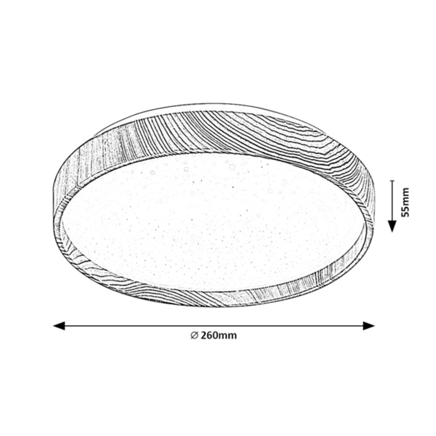 Rabalux - LED Stropné svietidlo LED/12W/230V pr. 26 cm