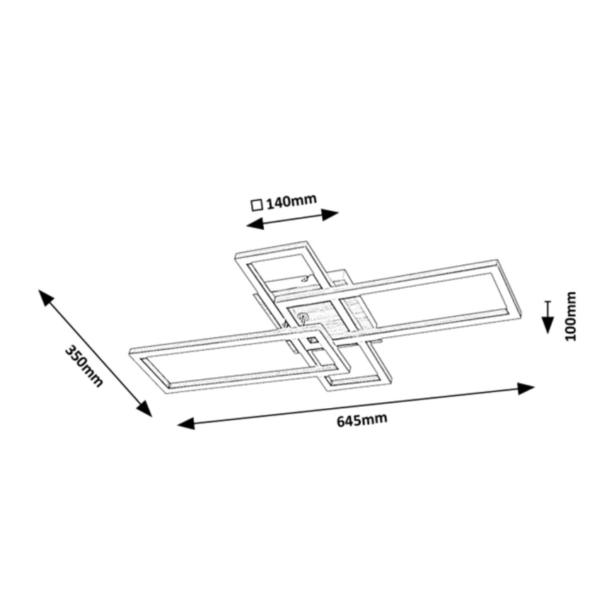 Rabalux - LED Stropné svietidlo LED/24W/230V