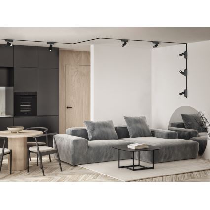 Rabalux - LED Bodové svietidlo do 1-fázového lištového systému LED/10W/230V 3000K čierna