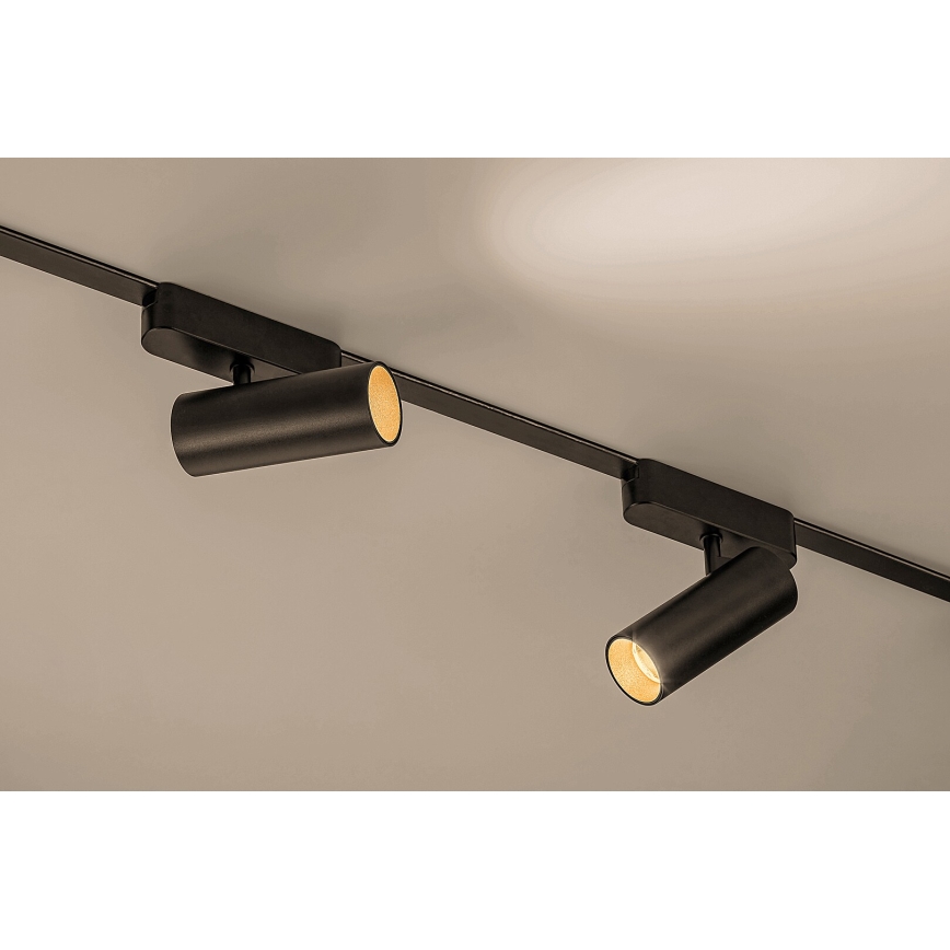 Rabalux - LED Bodové svietidlo do 1-fázového lištového systému LED/10W/24V 3000K čierna