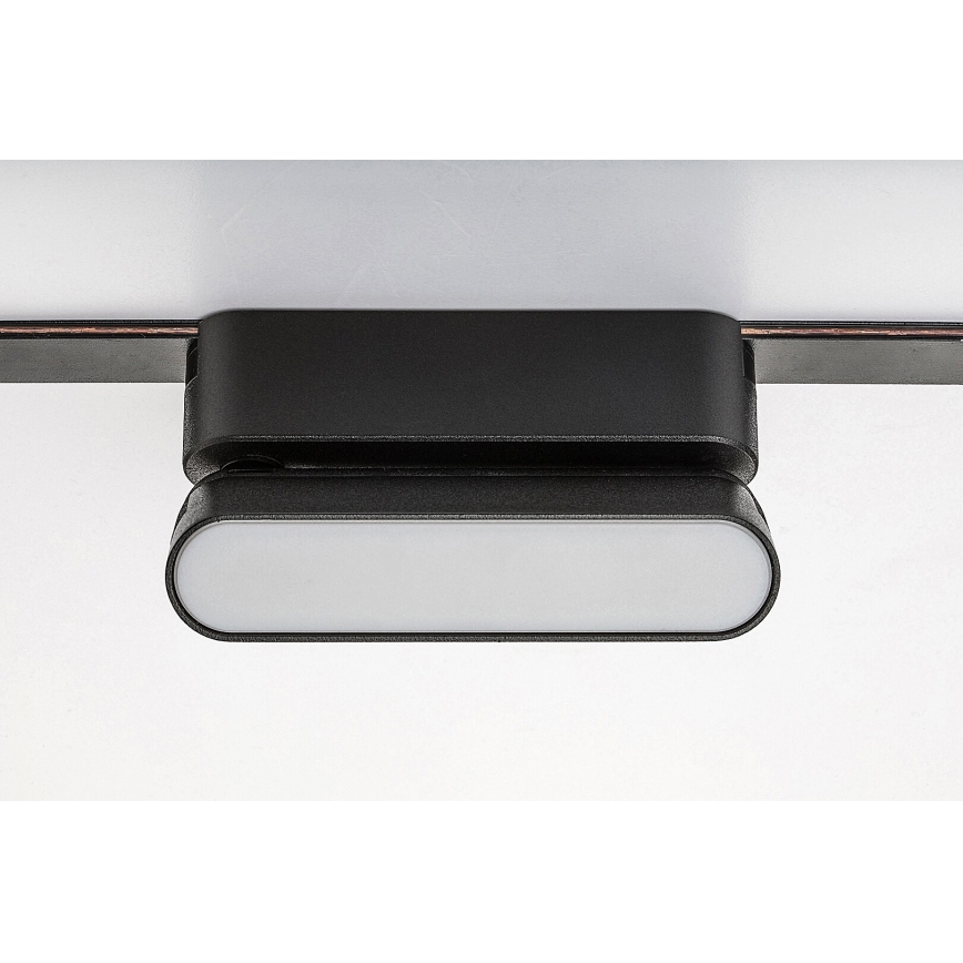 Rabalux - LED Stropné svietidlo do 1-fázového lištového systému LED/6W/230V 3000K 11,5 cm čierna