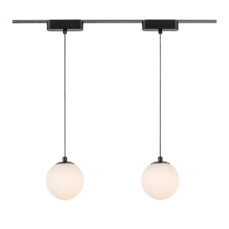 Rabalux - LED Luster na lanku do 1-fázového lištového systému LED/5W/24V 3000K čierna