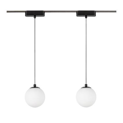 Rabalux - LED Luster na lanku do 1-fázového lištového systému LED/5W/24V 3000K čierna