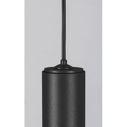 Rabalux - LED Luster na lanku do 1-fázového lištového systému LED/5W/24V 3000K čierna