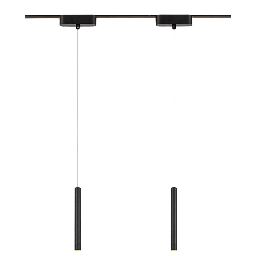 Rabalux - LED Luster na lanku do 1-fázového lištového systému LED/5W/24V 3000K čierna