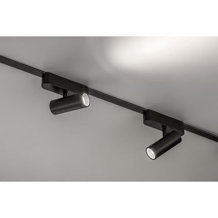 Rabalux - LED Bodové svietidlo do 1-fázového lištového systému LED/6W/24V 4000K čierna