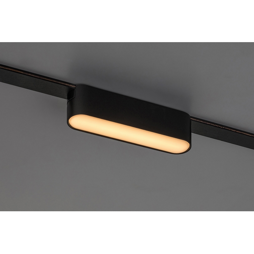 Rabalux - LED Stmievateľné stropné svietidlo do 1-fázového lištového systému LED/6W/24V 2700-5500K Wi-Fi Tuya 11,5 cm čierna
