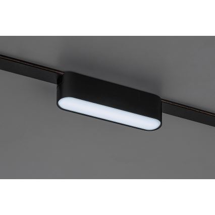 Rabalux - LED Stmievateľné stropné svietidlo do 1-fázového lištového systému LED/6W/24V 2700-5500K Wi-Fi Tuya 11,5 cm čierna