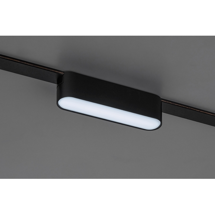 Rabalux - LED Stmievateľné stropné svietidlo do 1-fázového lištového systému LED/6W/24V 2700-5500K Wi-Fi Tuya 11,5 cm čierna