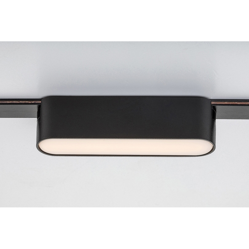 Rabalux - LED Stmievateľné stropné svietidlo do 1-fázového lištového systému LED/6W/24V 2700-5500K Wi-Fi Tuya 11,5 cm čierna