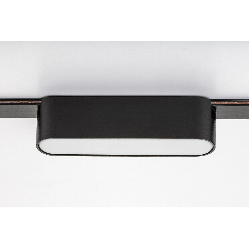 Rabalux - LED Stmievateľné stropné svietidlo do 1-fázového lištového systému LED/6W/24V 2700-5500K Wi-Fi Tuya 11,5 cm čierna