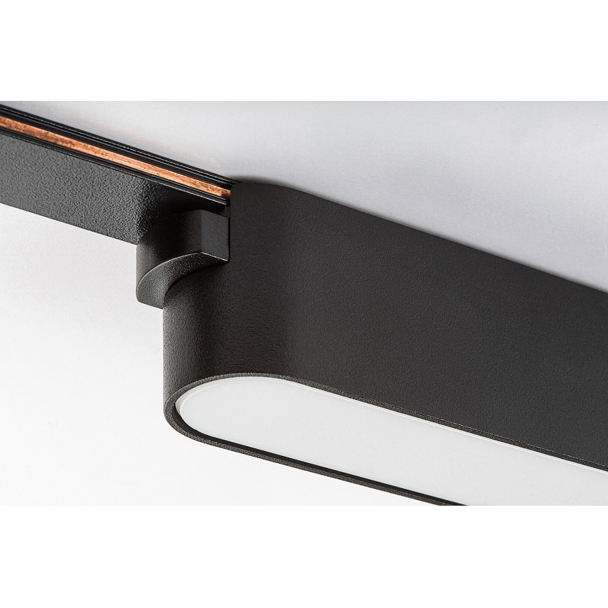 Rabalux - LED Stmievateľné stropné svietidlo do 1-fázového lištového systému LED/6W/24V 2700-5500K Wi-Fi Tuya 11,5 cm čierna