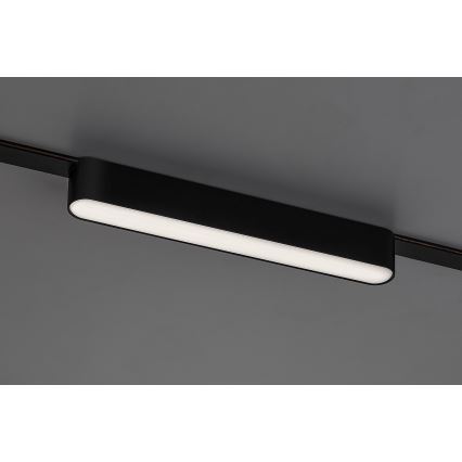Rabalux - LED Stmievateľné stropné svietidlo do 1-fázového lištového systému LED/12W/24V 2700-5500K Wi-Fi Tuya 22 cm čierna