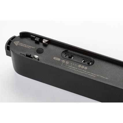 Rabalux - LED Stmievateľné stropné svietidlo do 1-fázového lištového systému LED/16W/24V 2700-5500K Wi-Fi Tuya 33 cm čierna