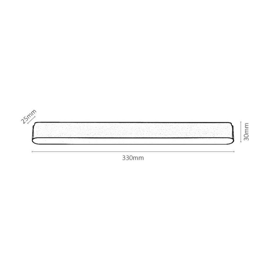 Rabalux - LED Stmievateľné stropné svietidlo do 1-fázového lištového systému LED/16W/24V 2700-5500K Wi-Fi Tuya 33 cm čierna