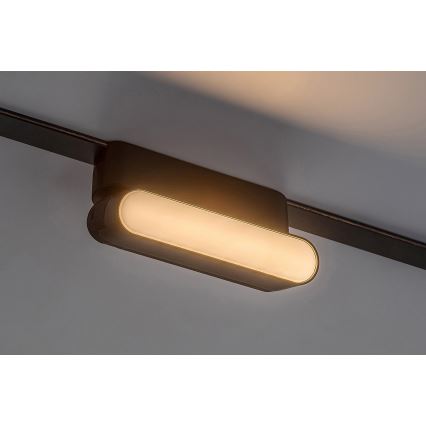 Rabalux - LED Stmievateľné stropné svietidlo do 1-fázového lištového systému LED/4W/24V 2700-5500K Wi-Fi Tuya 11,5 cm čierna