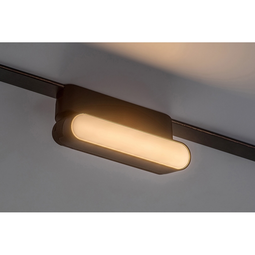 Rabalux - LED Stmievateľné stropné svietidlo do 1-fázového lištového systému LED/4W/24V 2700-5500K Wi-Fi Tuya 11,5 cm čierna