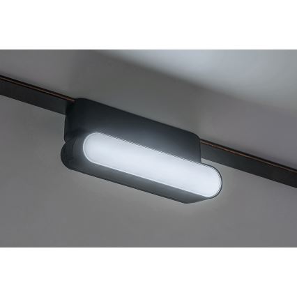 Rabalux - LED Stmievateľné stropné svietidlo do 1-fázového lištového systému LED/4W/24V 2700-5500K Wi-Fi Tuya 11,5 cm čierna
