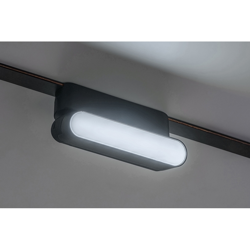 Rabalux - LED Stmievateľné stropné svietidlo do 1-fázového lištového systému LED/4W/24V 2700-5500K Wi-Fi Tuya 11,5 cm čierna