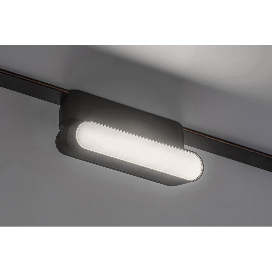 Rabalux - LED Stmievateľné stropné svietidlo do 1-fázového lištového systému LED/4W/24V 2700-5500K Wi-Fi Tuya 11,5 cm čierna