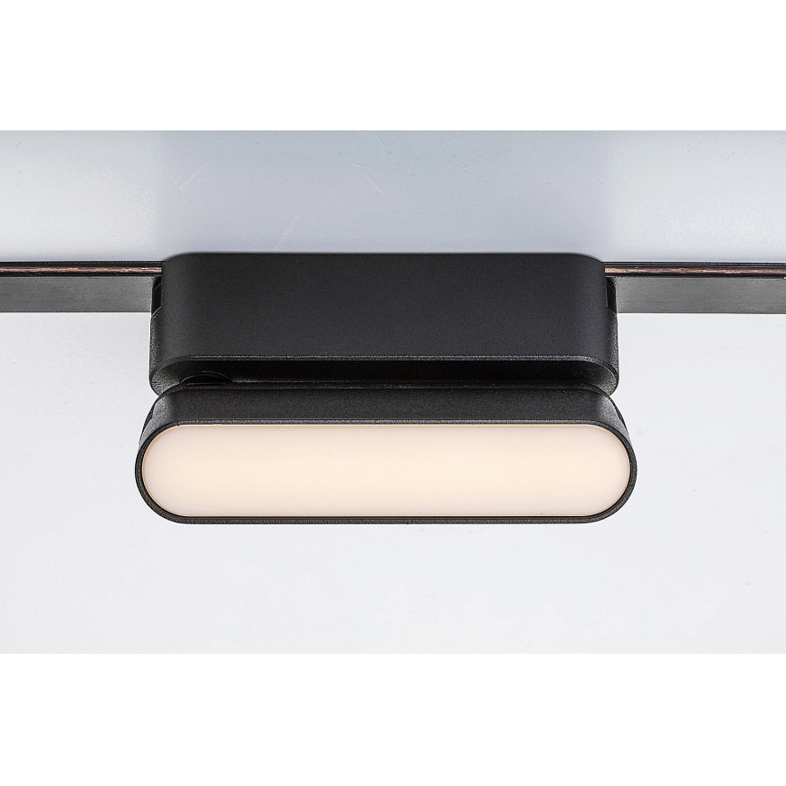 Rabalux - LED Stmievateľné stropné svietidlo do 1-fázového lištového systému LED/4W/24V 2700-5500K Wi-Fi Tuya 11,5 cm čierna