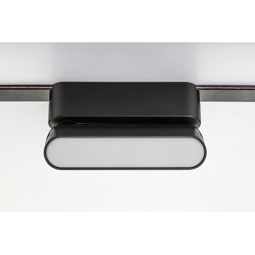 Rabalux - LED Stmievateľné stropné svietidlo do 1-fázového lištového systému LED/4W/24V 2700-5500K Wi-Fi Tuya 11,5 cm čierna