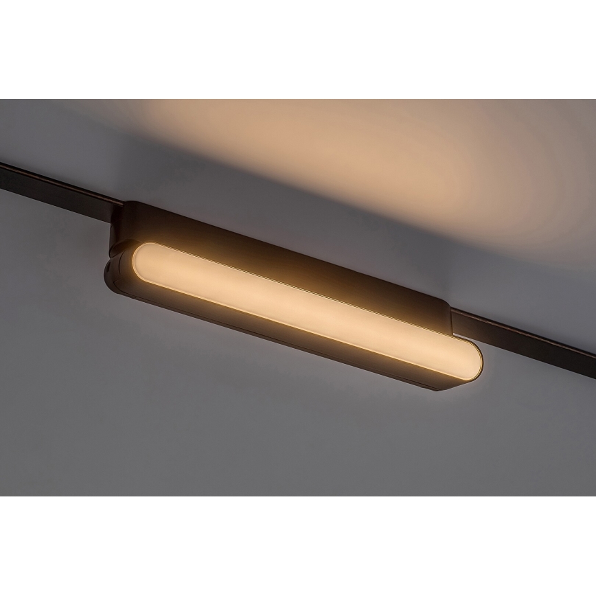 Rabalux - LED Stmievateľné stropné svietidlo do 1-fázového lištového systému LED/7W/24V 2700-5500K Wi-Fi Tuya 22 cm čierna