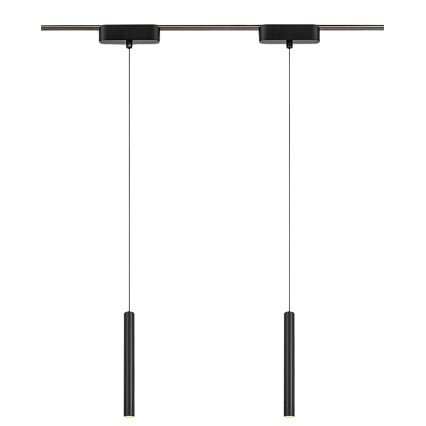 Rabalux - LED Stmievateľný luster na lanku do 1-fázového lištového systému LED/5W/24V 2700-5500K Wi-Fi Tuya čierna