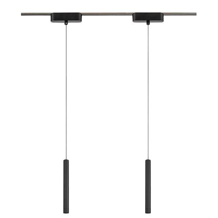 Rabalux - LED Stmievateľný luster na lanku do 1-fázového lištového systému LED/5W/24V 2700-5500K Wi-Fi Tuya čierna