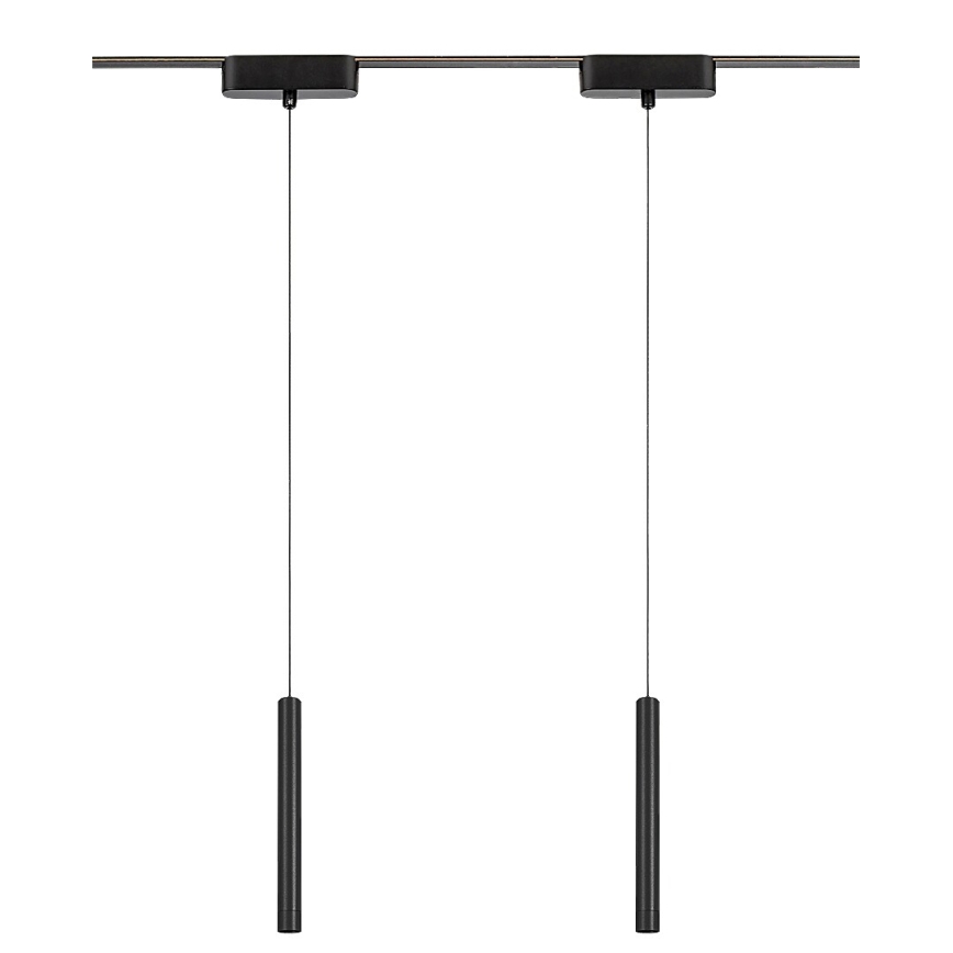 Rabalux - LED Stmievateľný luster na lanku do 1-fázového lištového systému LED/5W/24V 2700-5500K Wi-Fi Tuya čierna