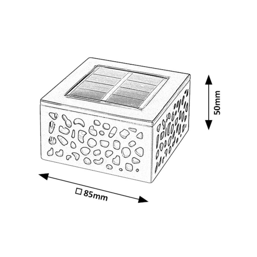Rabalux - LED Solárne svietidlo LED/0,5W/1,2V IP44 600 mAh