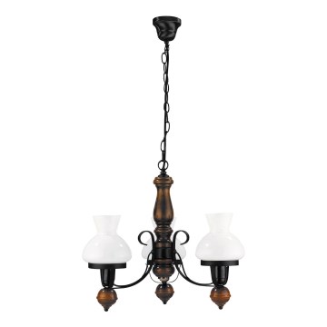 Rabalux 7078 - Luster na reťazi PETRONEL 3xE27/60W/230V