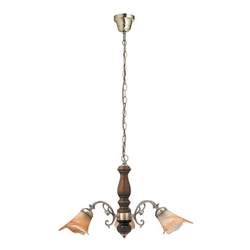 Rabalux 7093 - Luster na reťazi RUSTIC 3 3xE14/40W/230V