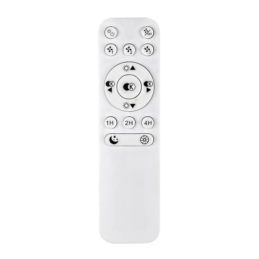 Rabalux - LED Stmievateľné stropné svietidlo s ventilátorom LED/30W/230V 3000-6500K + diaľkové ovládanie