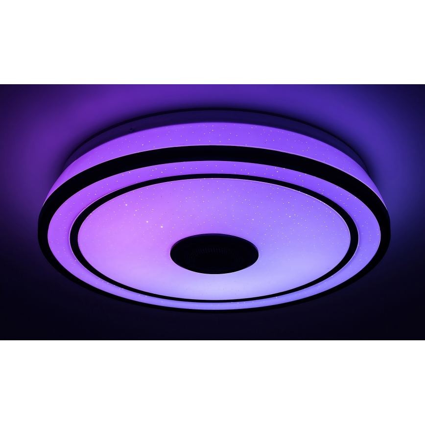 Rabalux - LED RGB Stmievateľné stropné svietidlo s reproduktorom LED/24W/230V 3000-6500K + diaľkové ovládanie