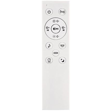 Rabalux - LED RGB Stmievateľné stropné svietidlo s reproduktorom LED/24W/230V 3000-6500K + diaľkové ovládanie