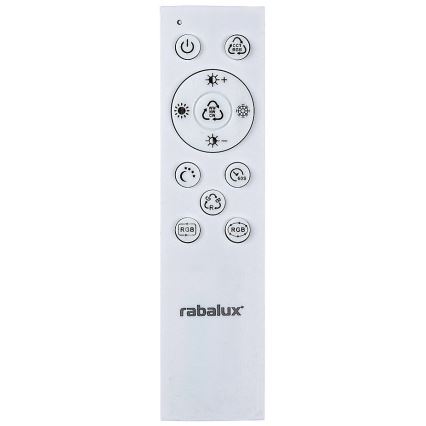 Rabalux - LED RGBW Stmievateľné stropné svietidlo LED/40W/230V 2700-6500K + diaľkové ovládanie