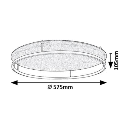 Rabalux - LED Stropné svietidlo LED/40W/230V 3000/4000K