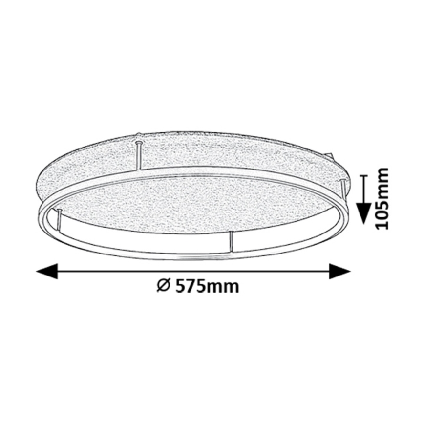 Rabalux - LED Stropné svietidlo LED/40W/230V 3000/4000K