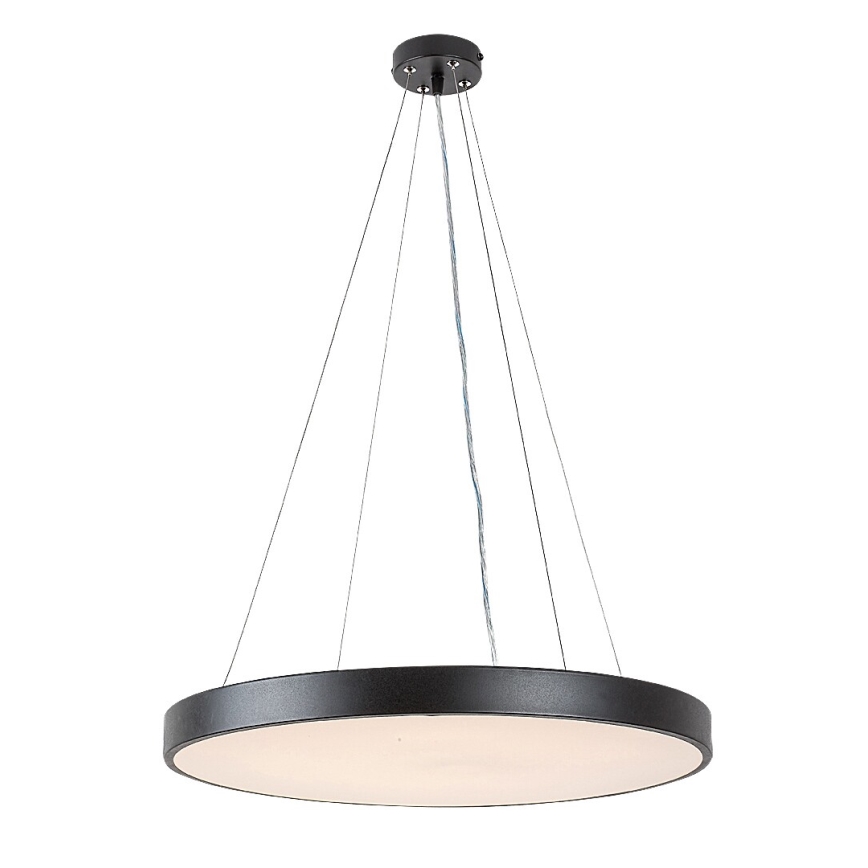 Rabalux - LED Stmievateľný luster na lanku LED/60W/230V 3000-6000K čierna + diaľkové ovládanie