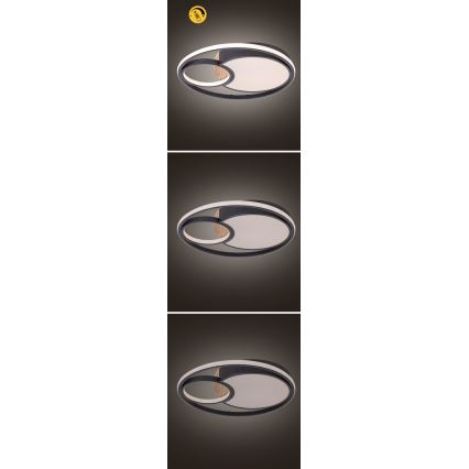 Rabalux - LED Stmievateľné stropné svietidlo LED/81W/230V 3000K/4000K/6000K + diaľkové ovládanie