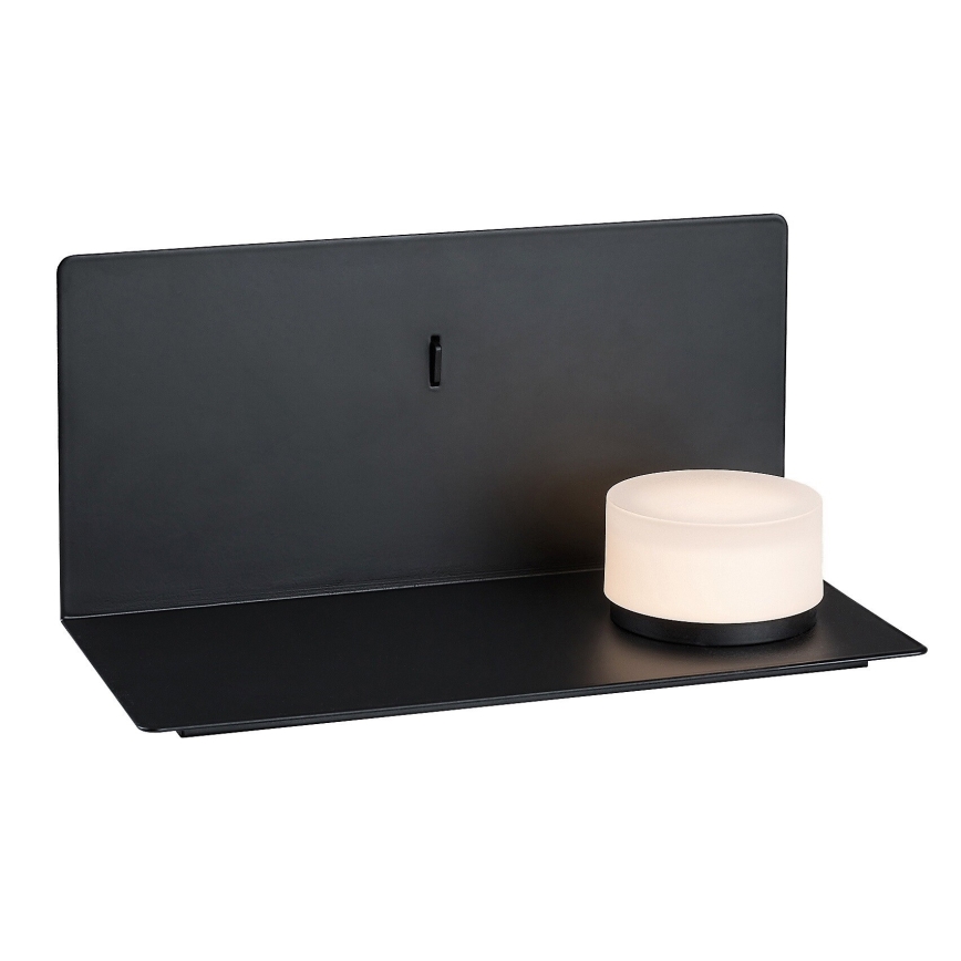 Rabalux - LED Nástenné svietidlo s poličkou a USB portom LED/6W/230V 3000K