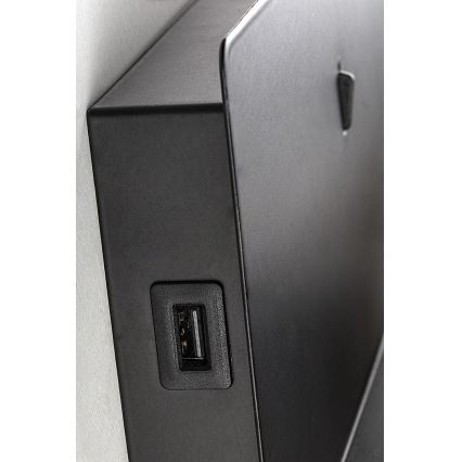 Rabalux - LED Nástenné svietidlo s poličkou a USB portom LED/6W/230V 3000K