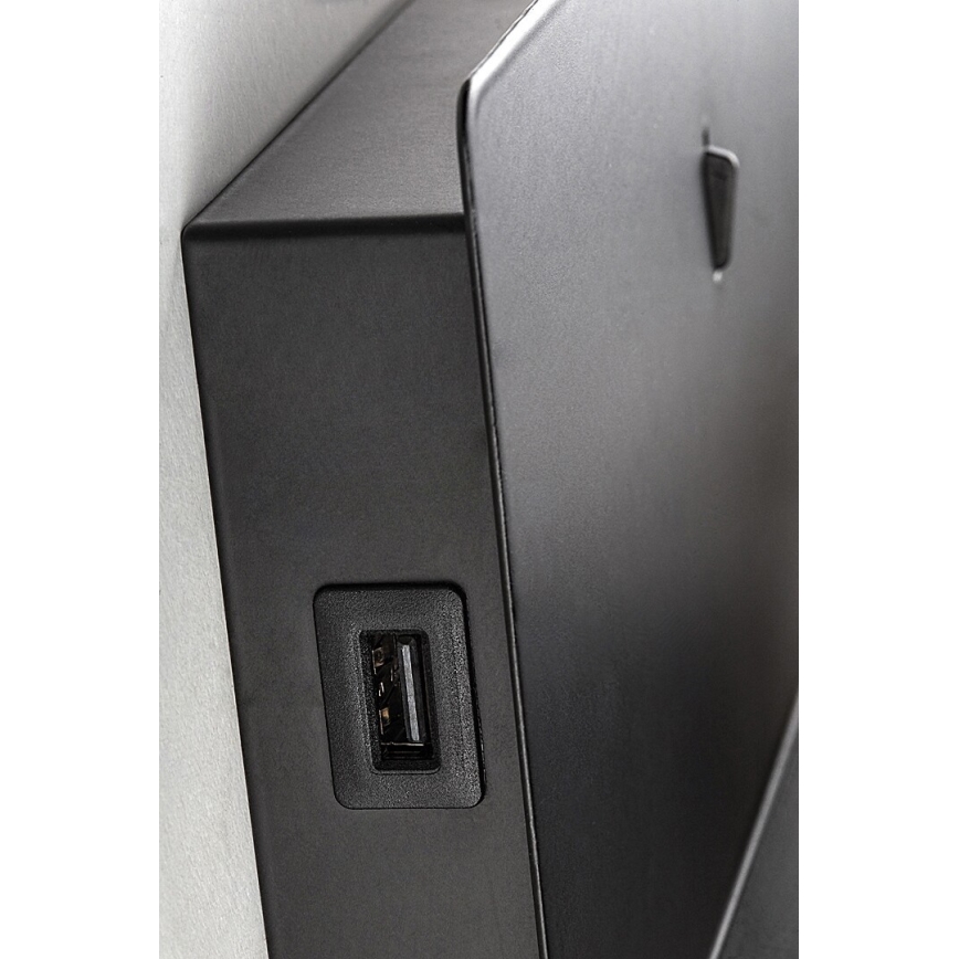 Rabalux - LED Nástenné svietidlo s poličkou a USB portom LED/6W/230V 3000K