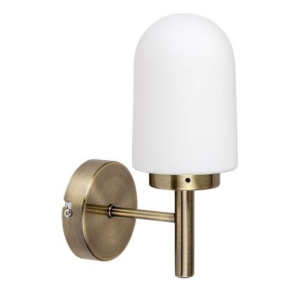 Rabalux - Kúpeľňové nástenné svietidlo 1xE14/10W/230V IP44 bronz