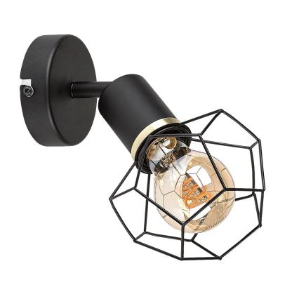 Rabalux - Nástenné svietidlo 1xE27/40W/230V pr. 12 cm čierna