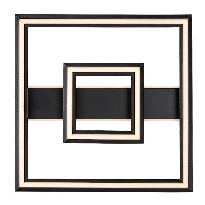 Rabalux - LED stropné svietidlo LED/48W/230V 3000K čierne 48,5x48,5 cm