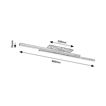 Rabalux - LED Stropné svietidlo LED/21W/230V 4000K buk