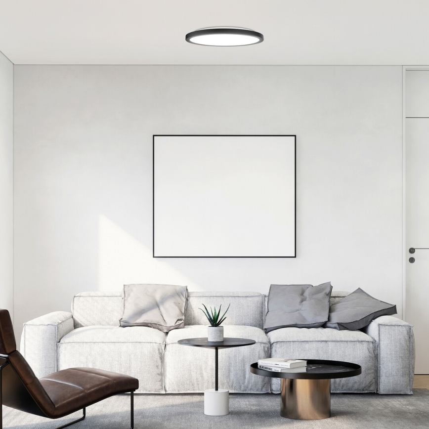 Rabalux - LED Stropné svietidlo LED/24W/230V 3000/4000/6000K pr. 29 cm čierna