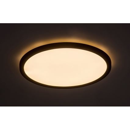 Rabalux - LED Stropné svietidlo LED/24W/230V 3000/4000/6000K pr. 29 cm čierna